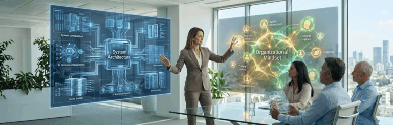 מודל מנכל 2030 מאדריכל מערכת למעצב תודעה ארגונית