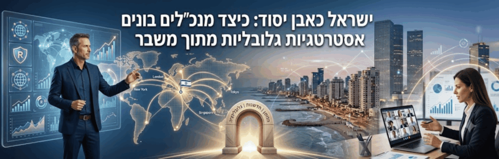 ישראל כאבן יסוד: כיצד מנכ"לים בונים אסטרטגיות גלובליות מתוך משבר