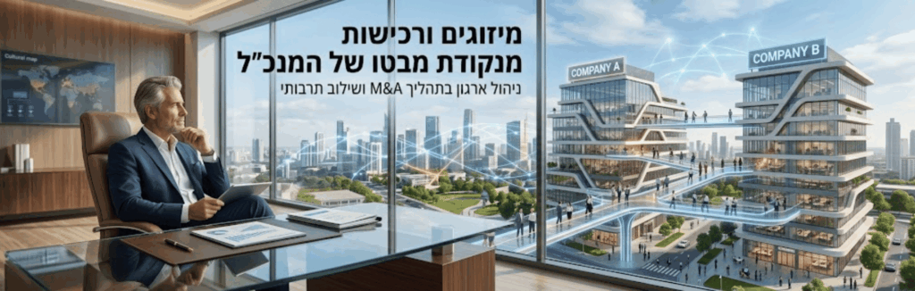מיזוגים ורכישות מנקודת מבטו של המנכ"ל: ניהול ארגון בתהליך M&A ושילוב תרבותי