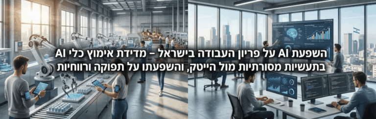 _– מדידת אימוץ כלי AI בתעשיות