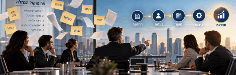 מחקר ההחלטות שנעלמות אחרי ישיבת הנהלה